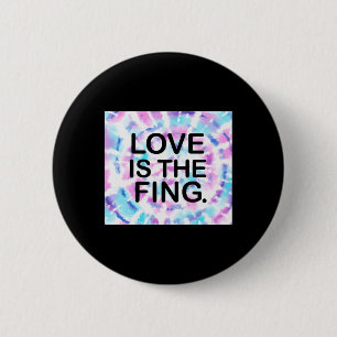 Badge Rond 5 Cm L'Amour Est L'Apocalypse. Autocollant
