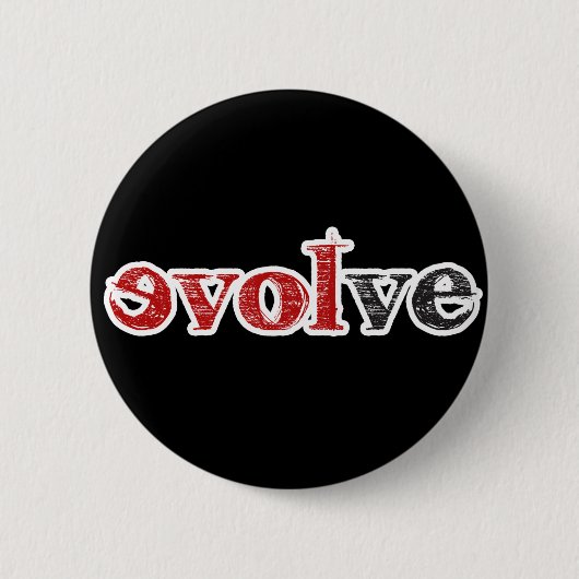 Badge Rond 5 Cm L'amour évolue (Devant)