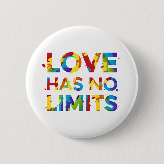 Badge Rond 5 Cm L'amour n'a pas de limites (Devant)