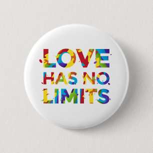 Badge Rond 5 Cm L'amour n'a pas de limites