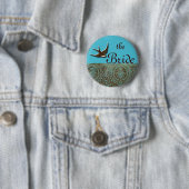 Badge Rond 5 Cm L'amour ne finit jamais (En situation)