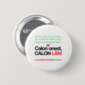 Badge Rond 5 Cm LAN de Calon (Devant & derrière)