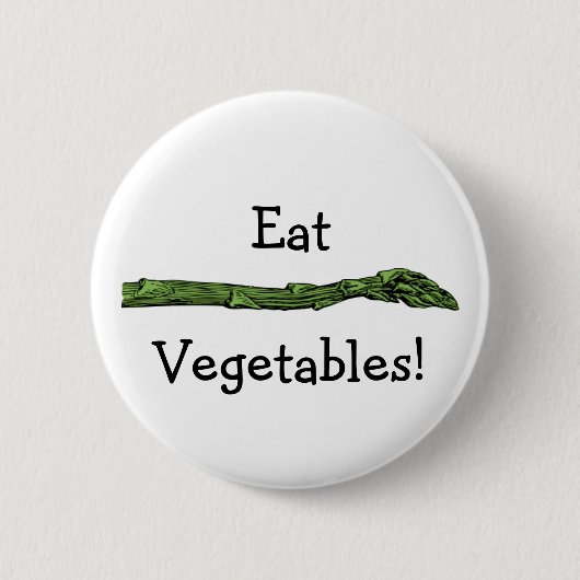 Badge Rond 5 Cm Lance d'asperge (Devant)