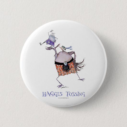 Badge Rond 5 Cm lancement des haggis (Devant)
