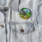 BADGE ROND 5 CM L'ANCIENNE GAILLE (En situation)