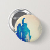Badge Rond 5 Cm L'ange dans une tempête (Devant & derrière)
