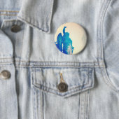 Badge Rond 5 Cm L'ange dans une tempête (En situation)
