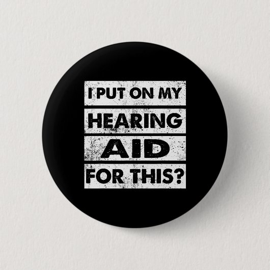 Badge Rond 5 Cm Langue des signes Sourds - Malentendants (Devant)