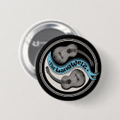 Badge Rond 5 Cm LangWelZ Yin Yang (Devant & derrière)