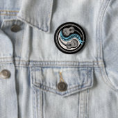 Badge Rond 5 Cm LangWelZ Yin Yang (En situation)
