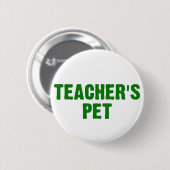 Badge Rond 5 Cm L'animal familier du professeur (Devant & derrière)