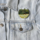Badge Rond 5 Cm L'Année du Cheval, 2026, (En situation)