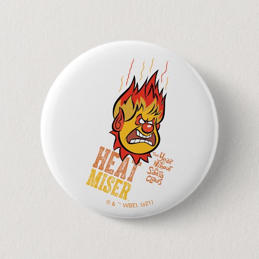 BADGE ROND 5 CM L'ANNÉE SANS FUSION SANTA CLAUS™ (Devant)