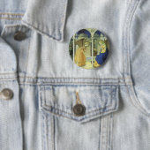 Badge Rond 5 Cm L'Annonciation (En situation)