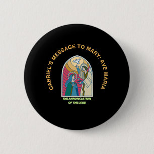 Badge Rond 5 Cm L'Annonciation du Seigneur