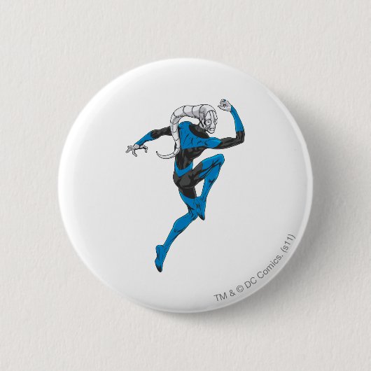 Badge Rond 5 Cm Lanterne bleue 1 (Devant)