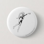 Badge Rond 5 Cm Lanterne bleue 11 (Devant)