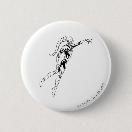 Badge Rond 5 Cm Lanterne bleue 11 (Devant)