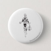 Badge Rond 5 Cm Lanterne bleue 6 (Devant)