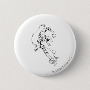 Badge Rond 5 Cm Lanterne bleue 9