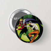 Badge Rond 5 Cm Lanterne verte avec le cap dans le combat (Devant & derrière)