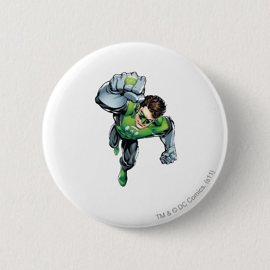 Badge Rond 5 Cm Lanterne verte - comique, augmenter de bras (Devant)