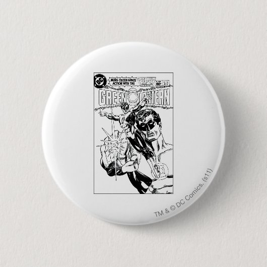 Badge Rond 5 Cm Lanterne verte - couverture, noir et Pentecôte (Devant)