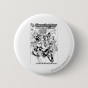 Badge Rond 5 Cm Lanterne verte - dossiers et couverture secrets