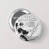 Badge Rond 5 Cm Lanterne verte - missile d'emballement, noir et (Devant & derrière)