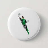 Badge Rond 5 Cm Lanterne verte - volant (Devant)