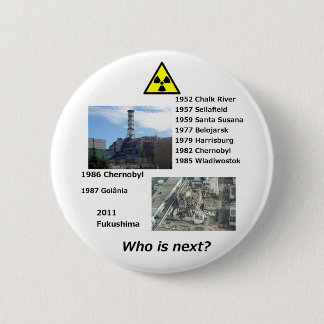 Badge Rond 5 Cm L'anti bouton d'énergie nucléaire "qui est