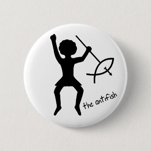 Badge Rond 5 Cm L'Antifish - bouton