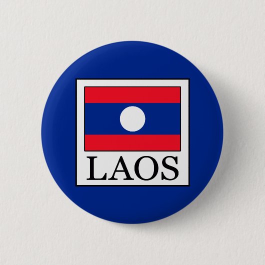 Badge Rond 5 Cm Laos (Devant)