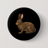 Badge Rond 5 Cm Lapin 2 (Devant)