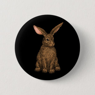 Badge Rond 5 Cm Lapin 3