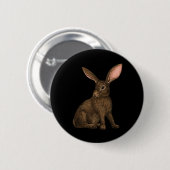 Badge Rond 5 Cm Lapin 4 (Devant & derrière)