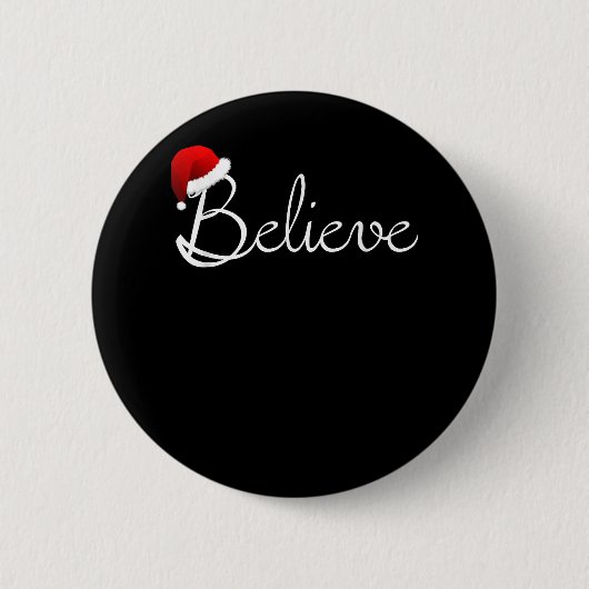 Badge Rond 5 Cm Lapin avec pull de Noël Xmas Rabbit Noël (Devant)