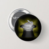 Badge Rond 5 Cm Lapin dans le Casquette magique (Devant & derrière)