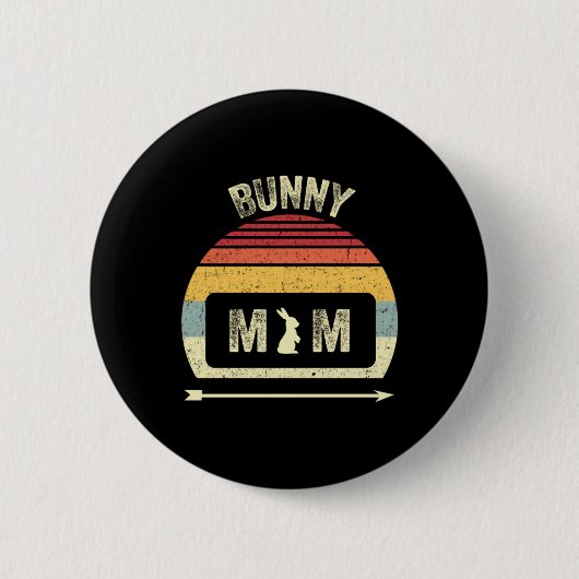 Badge Rond 5 Cm Lapin de Pâques (Devant)