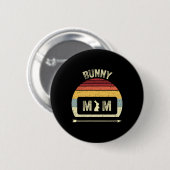 Badge Rond 5 Cm Lapin de Pâques (Devant & derrière)