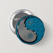 Badge Rond 5 Cm Lapin d'eau (Devant & derrière)