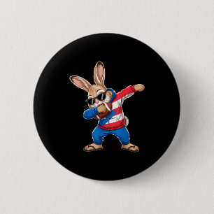 Badge Rond 5 Cm lapin drapeau de Porto Rico lapin portoricain