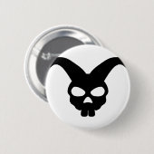 Badge Rond 5 Cm Lapin Lapin (Devant & derrière)