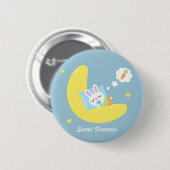 Badge Rond 5 Cm Lapin mignon de bébé de pays des merveilles pour (Devant & derrière)