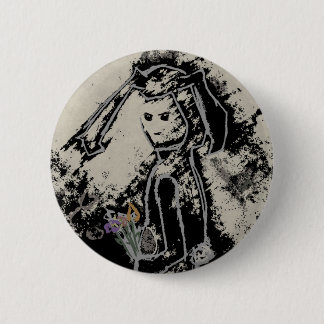 Badge Rond 5 Cm lapin sinistre