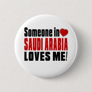 Badge Rond 5 Cm L'ARABIE SAOUDITE célébrant des années d'être