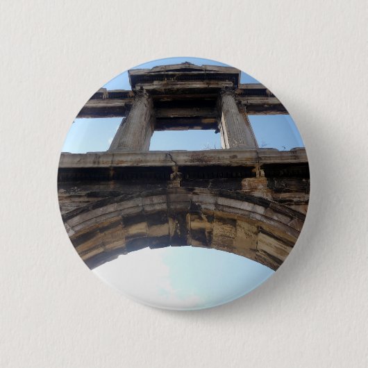 Badge Rond 5 Cm l'arc d'hadrien (Devant)