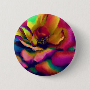 Badge Rond 5 Cm L'arc-en-ciel s'est levé