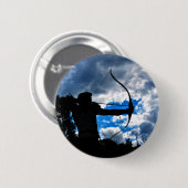 Badge Rond 5 Cm L'archer (Devant & derrière)