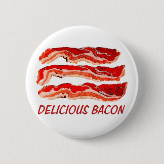 Badge Rond 5 Cm Lard délicieux